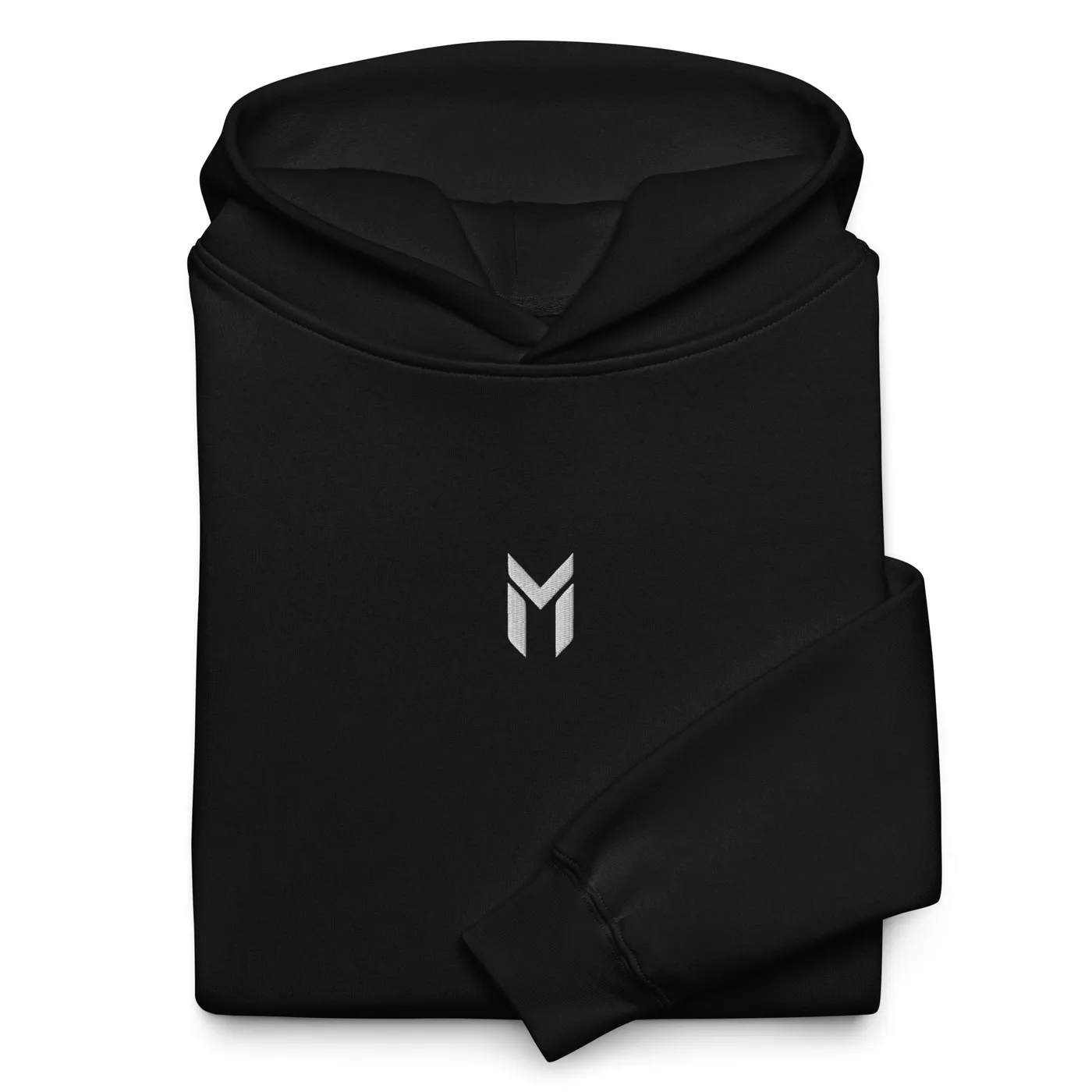OVERSIZED HOODIE, EMBLEM, BLACK