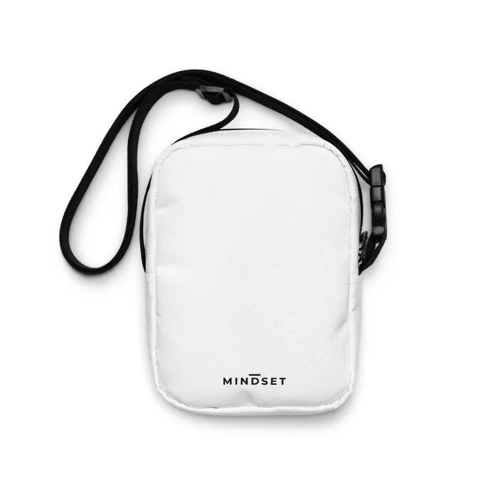 SHOULDER BAG, EMBLEM, WHITE