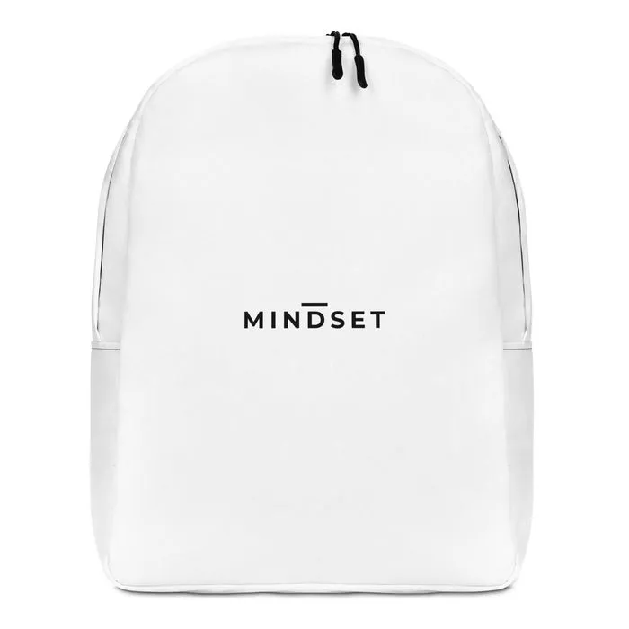 MINIMALIST BACKPACK, MINDSET, WHITE