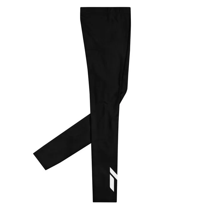 FIGHT LEGGINGS, EMBLEM, BLACK