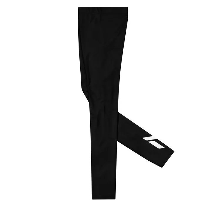 FIGHT LEGGINGS, EMBLEM, BLACK