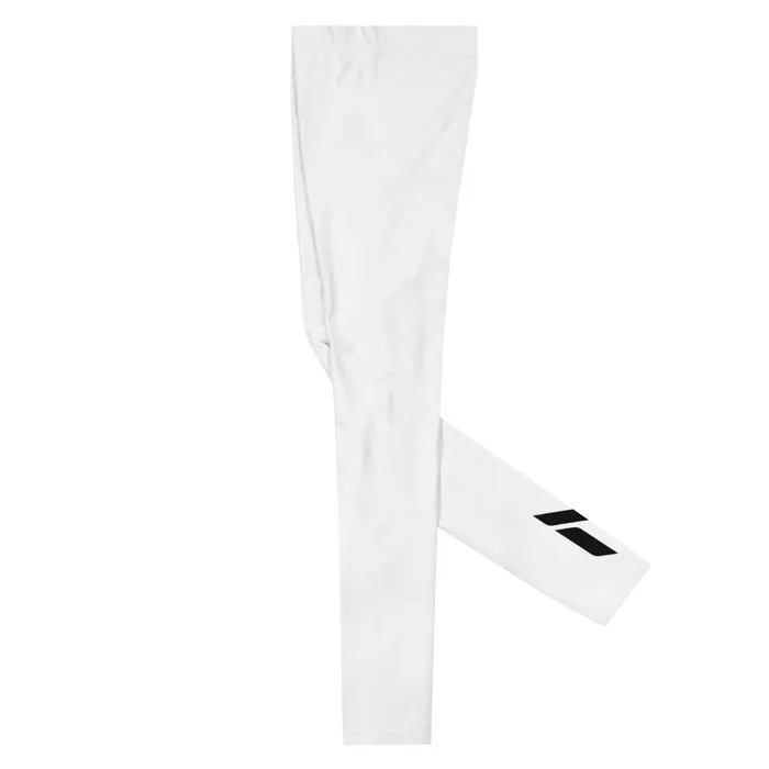 FIGHT LEGGINGS, EMBLEM, WHITE