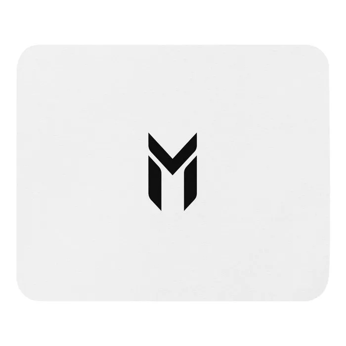 MOUSE PAD, EMBLEM, WHITE