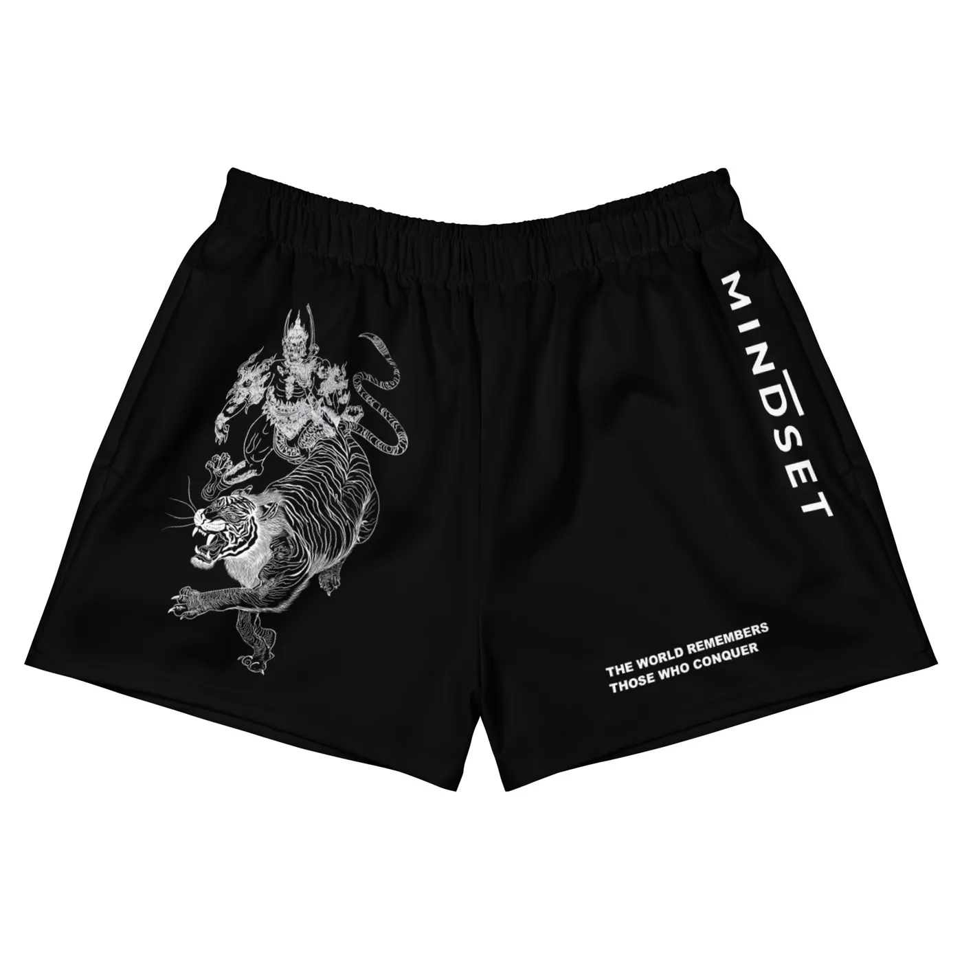 MUAY THAI SHORTS | ANIMALS, TIGER, BLACK