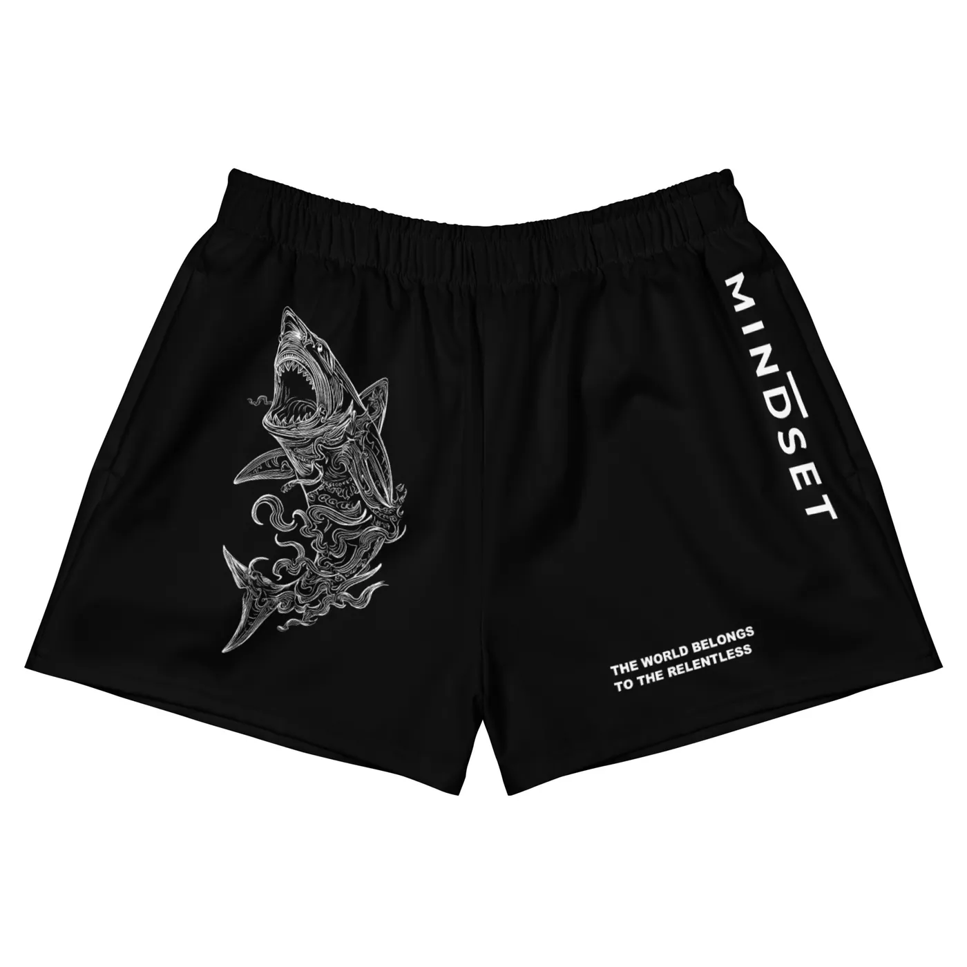 MUAY THAI SHORTS | ANIMALS, SHARK, BLACK