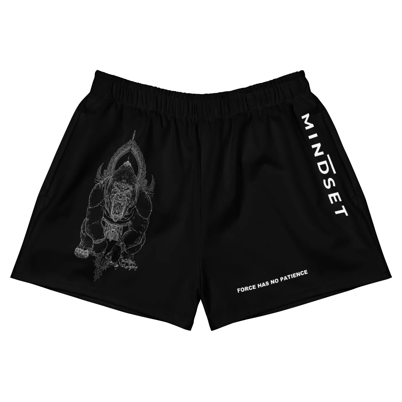 MUAY THAI SHORTS | ANIMALS, GORILLA, BLACK