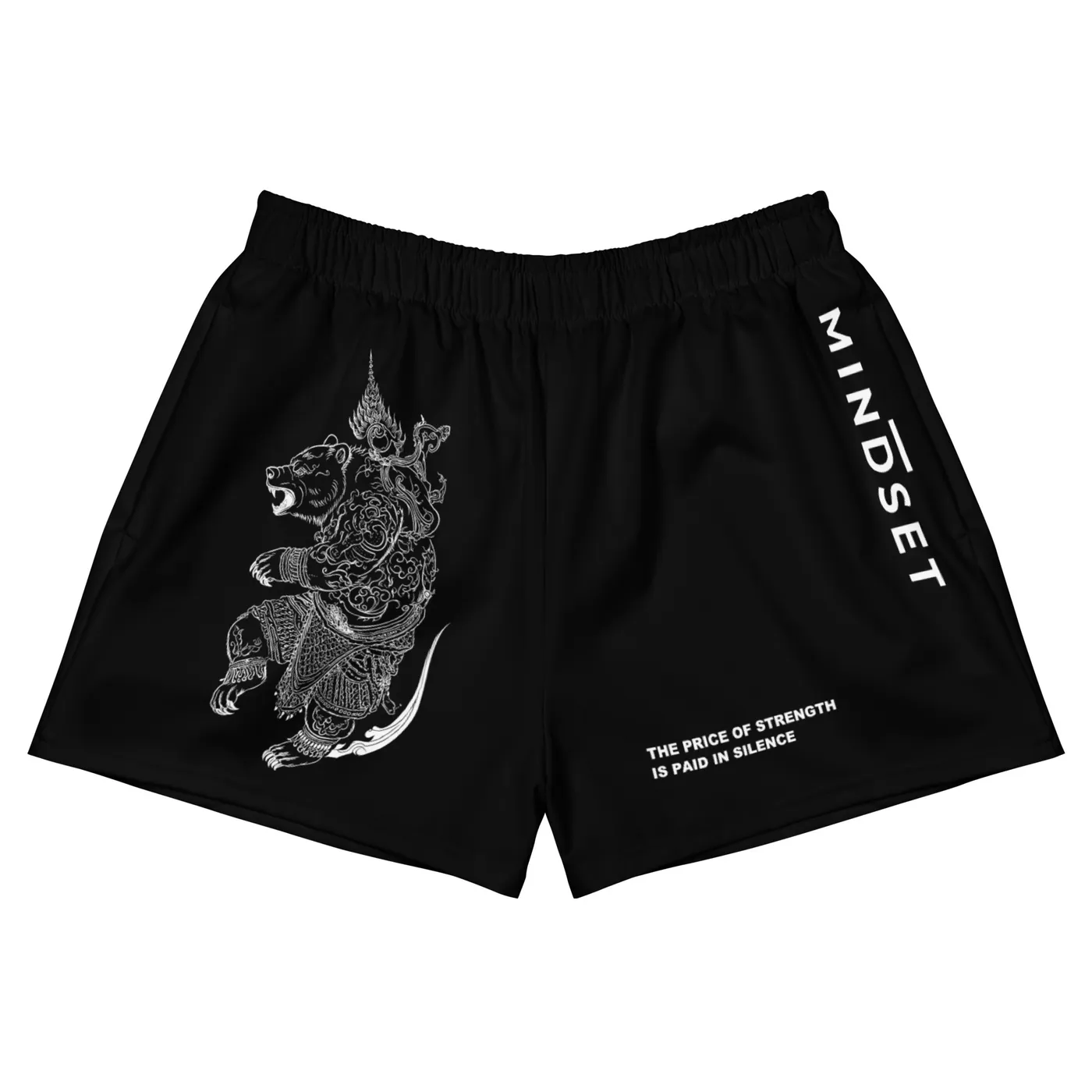 MUAY THAI SHORTS | ANIMALS, BEAR, BLACK