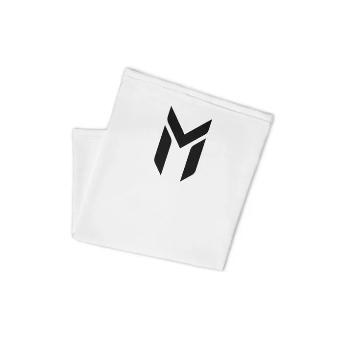 NECKWARMER, EMBLEM, WHITE