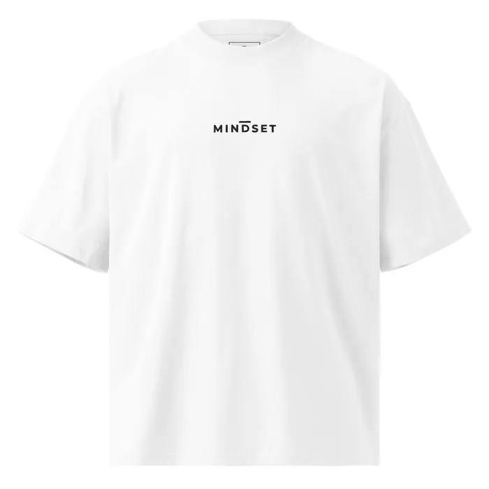 OVERSIZED TEE, MINDSET, WHITE