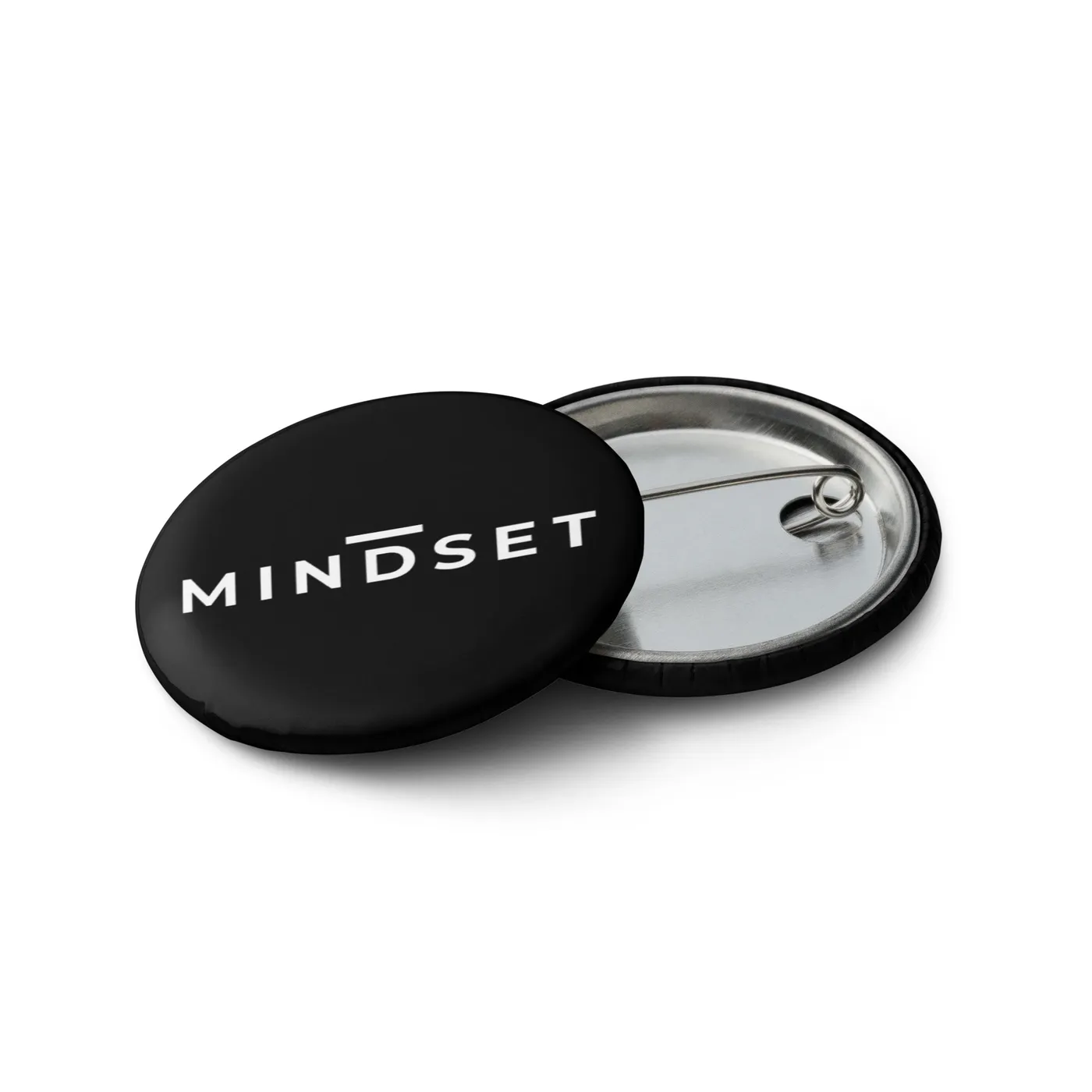 PIN BUTTONS, MINDSET, BLACK