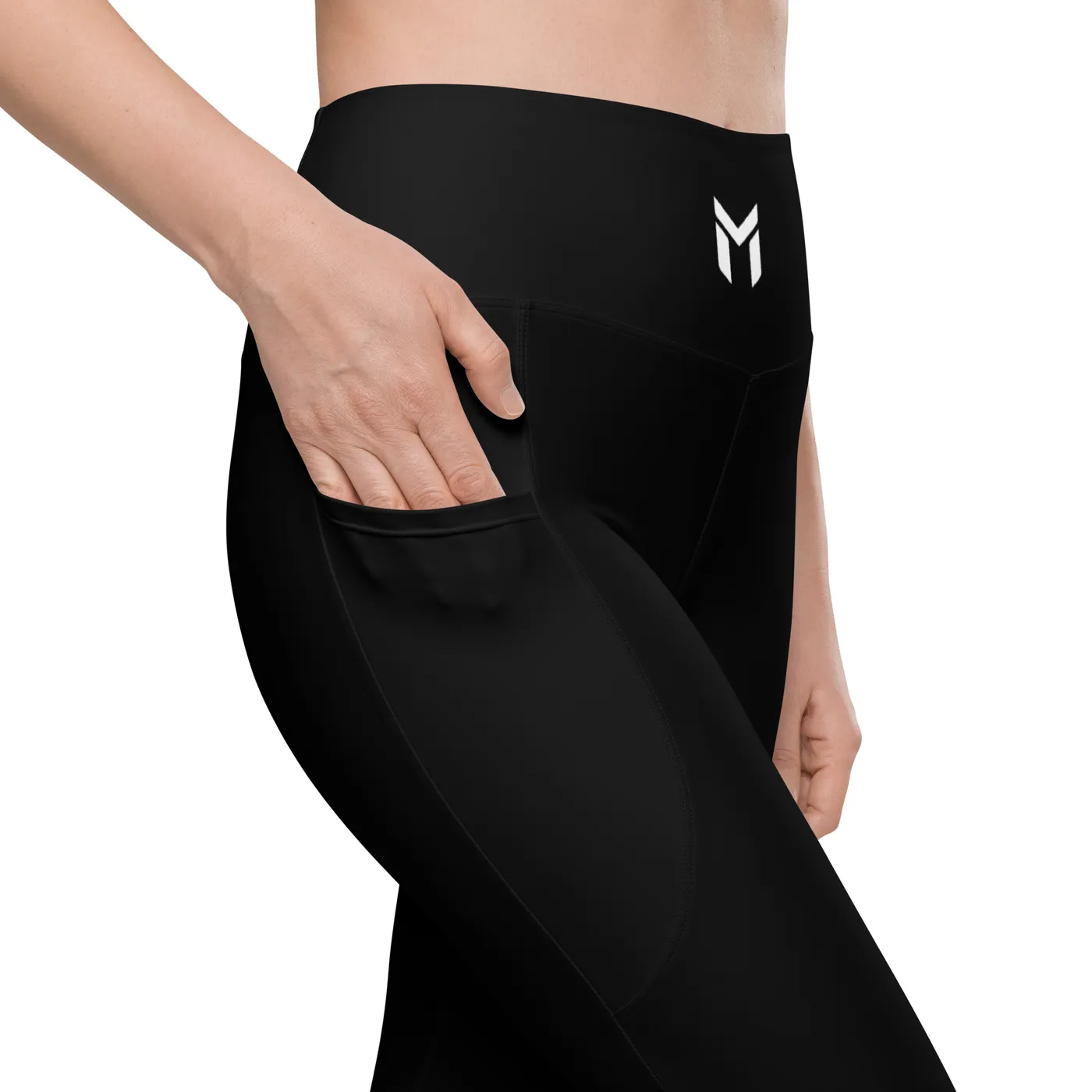 GYM LEGGINGS, BLACK
