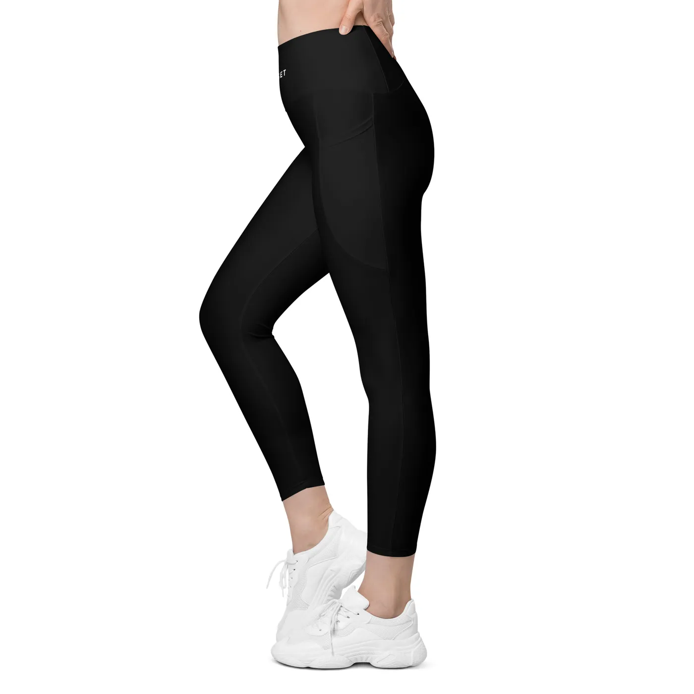 GYM LEGGINGS, MINDSET, BLACK