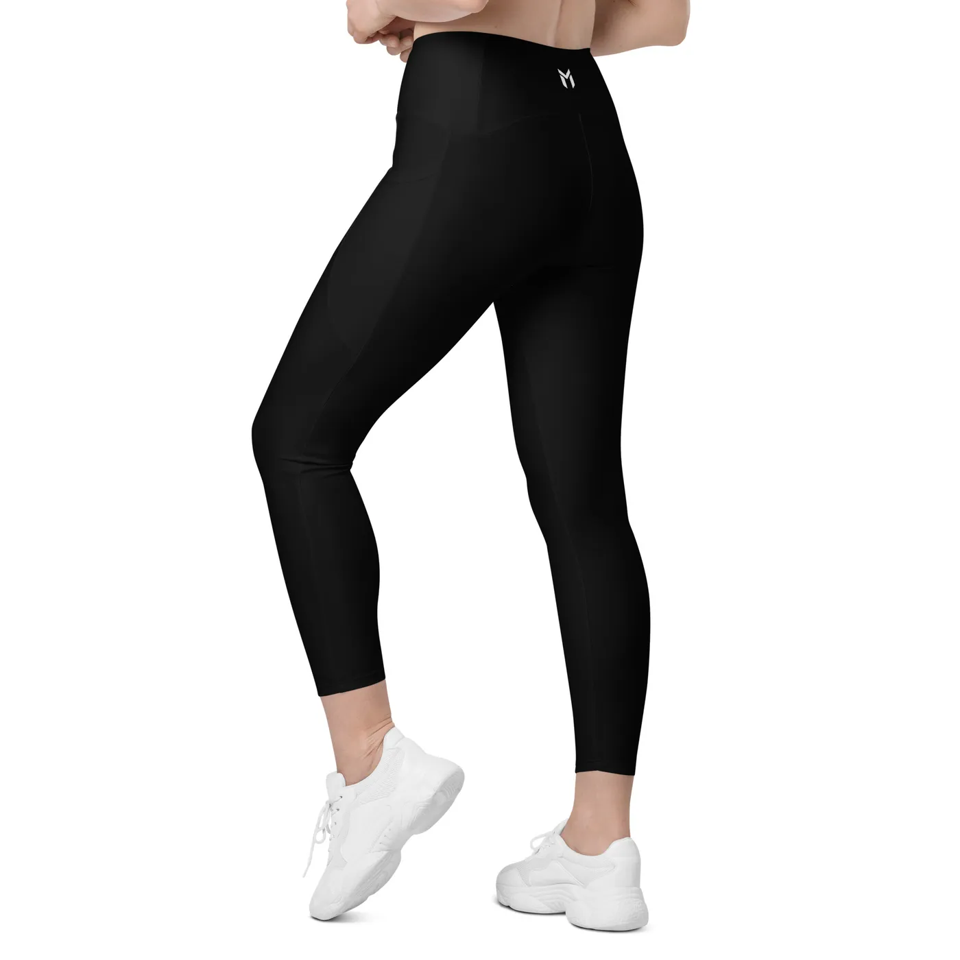GYM LEGGINGS, MINDSET, BLACK
