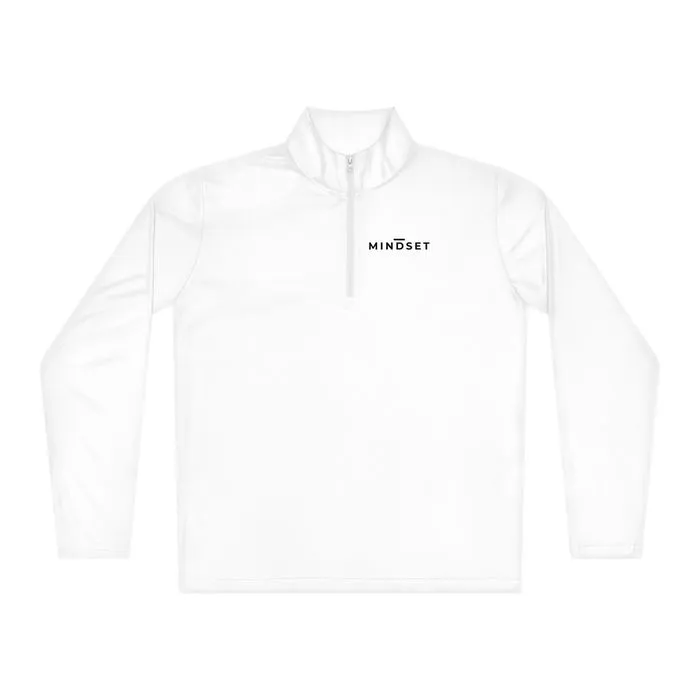 QUARTER-ZIP, MINDSET, WHITE