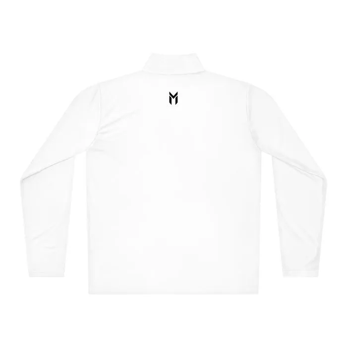 QUARTER-ZIP, MINDSET, WHITE