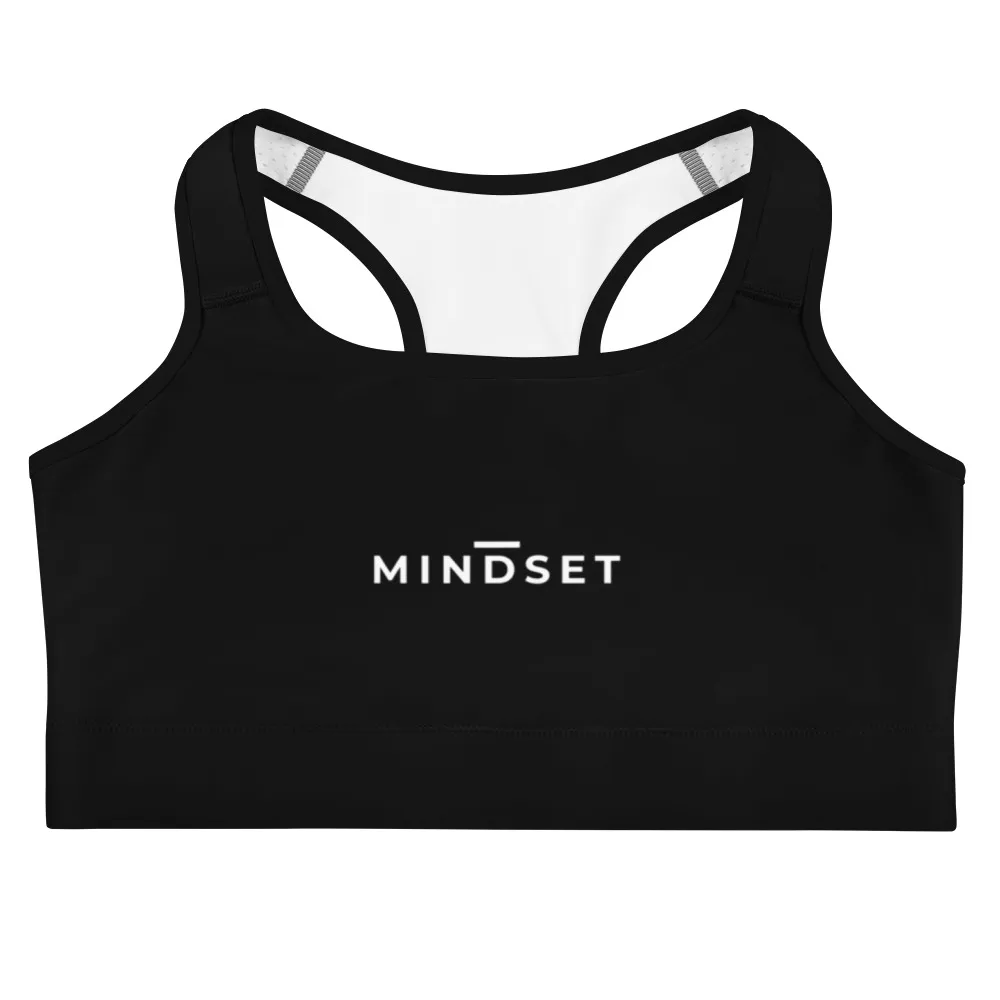 TRAINING BRA, MINDSET, BLACK