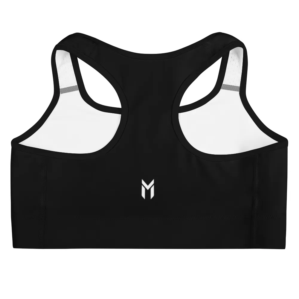 TRAINING BRA, MINDSET, BLACK