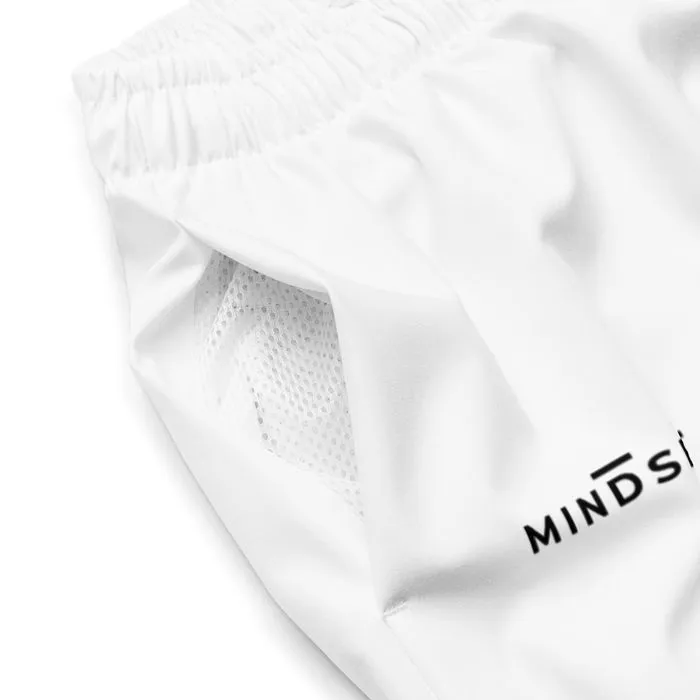 SWIM TRUNKS, MINDSET, WHITE