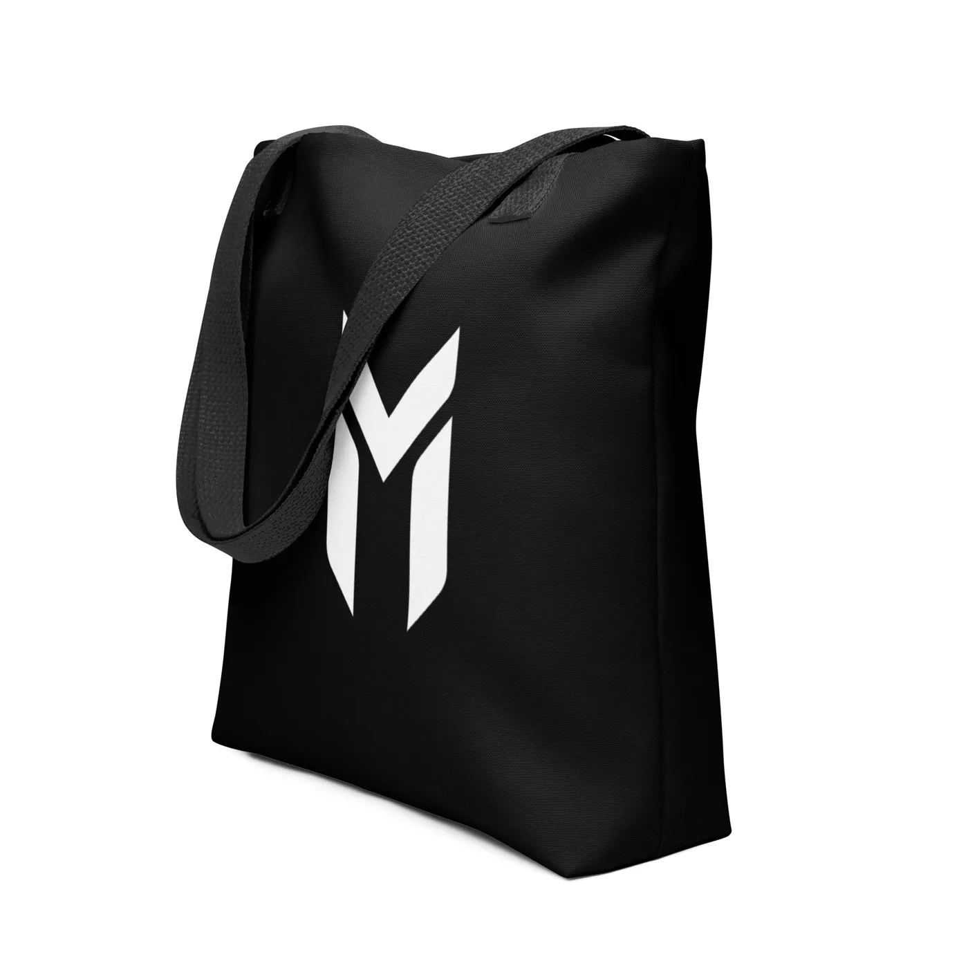 TOTE BAG, EMBLEM, BLACK