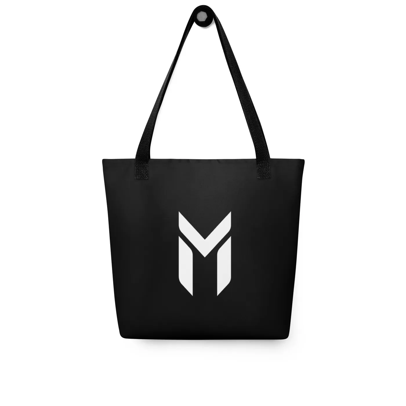 TOTE BAG, EMBLEM, BLACK