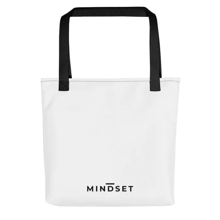 TOTE BAG, EMBLEM, WHITE