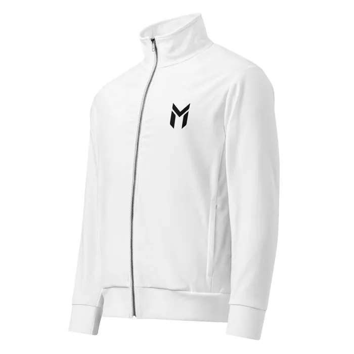 TRACK JACKET, EMBLEM, WHITE