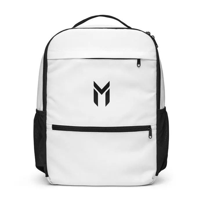 TACTICAL BACKPACK, EMBLEM, WHITE