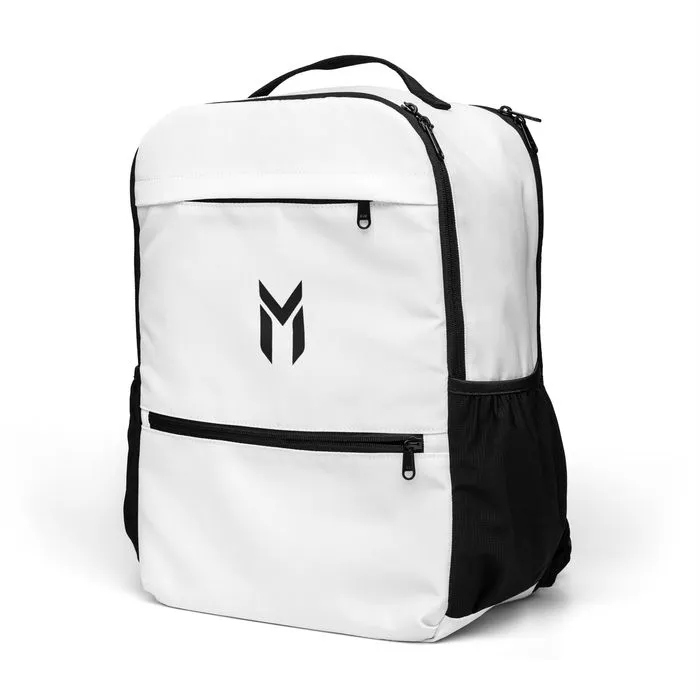TACTICAL BACKPACK, EMBLEM, WHITE