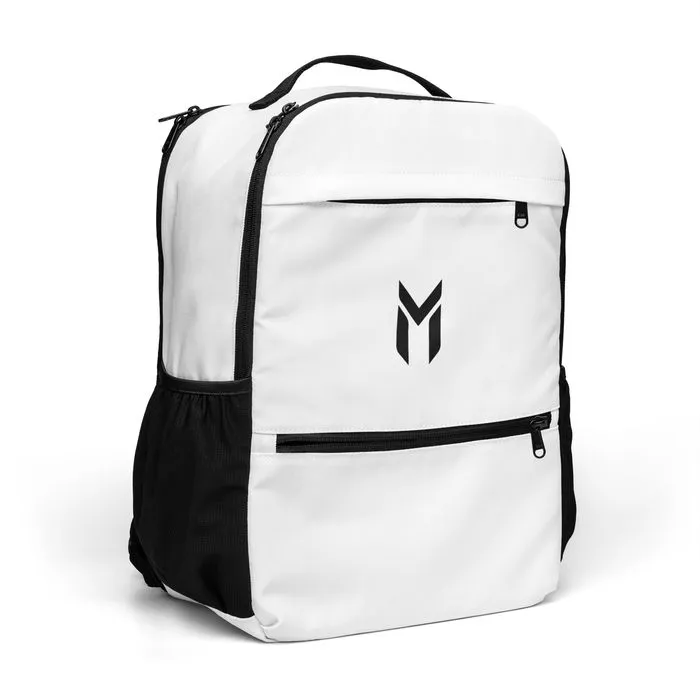 TACTICAL BACKPACK, EMBLEM, WHITE
