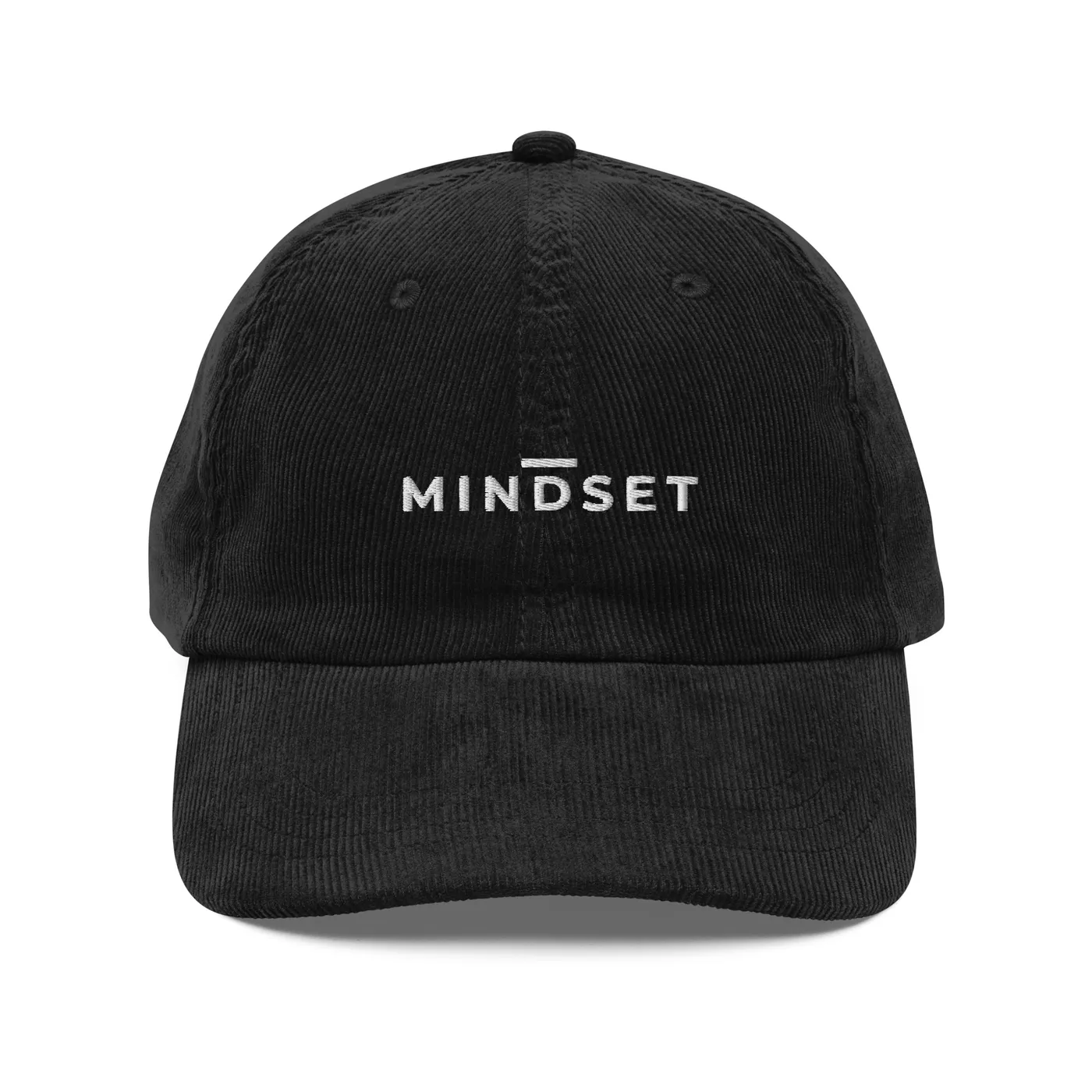CORDUROY CAP, MINDSET, BLACK
