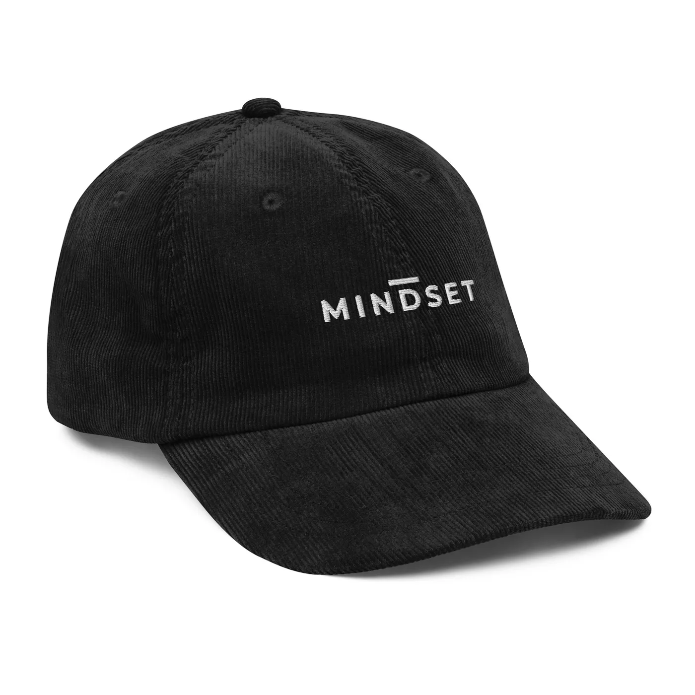 CORDUROY CAP, MINDSET, BLACK
