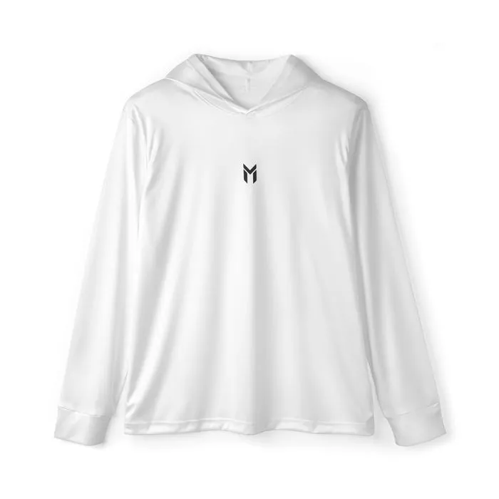 WARM-UP HOODIE, EMBLEM, WHITE
