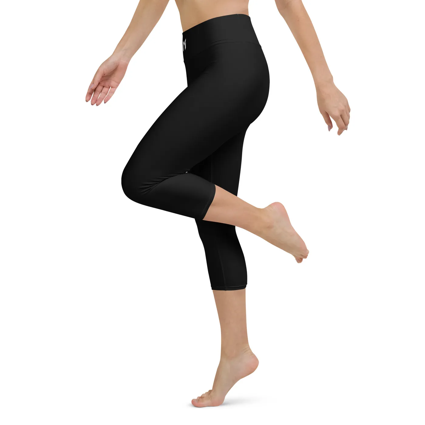 CAPRI LEGGINGS, EMBLEM, BLACK