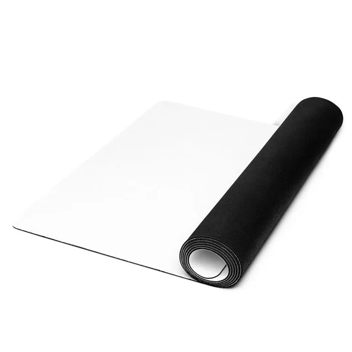 TRAINING MAT, EMBLEM, WHITE
