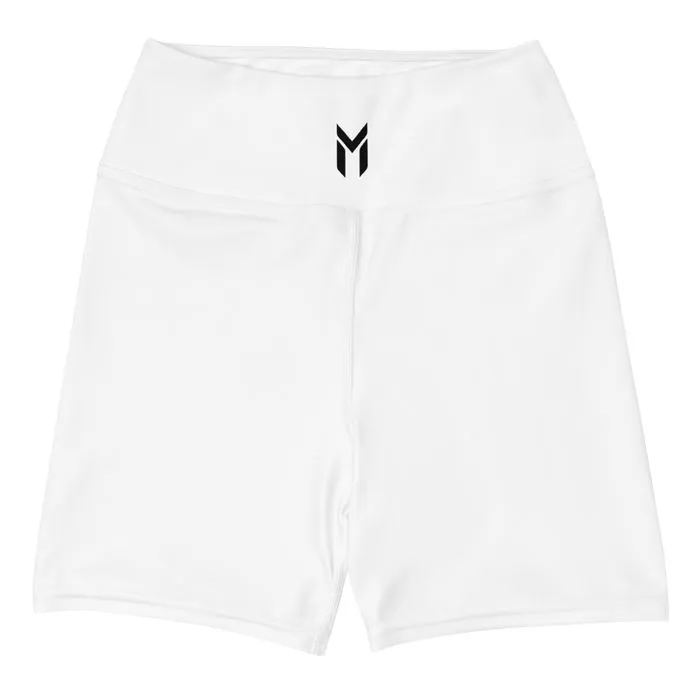 TRAINING SHORTS, EMBLEM, WHITE