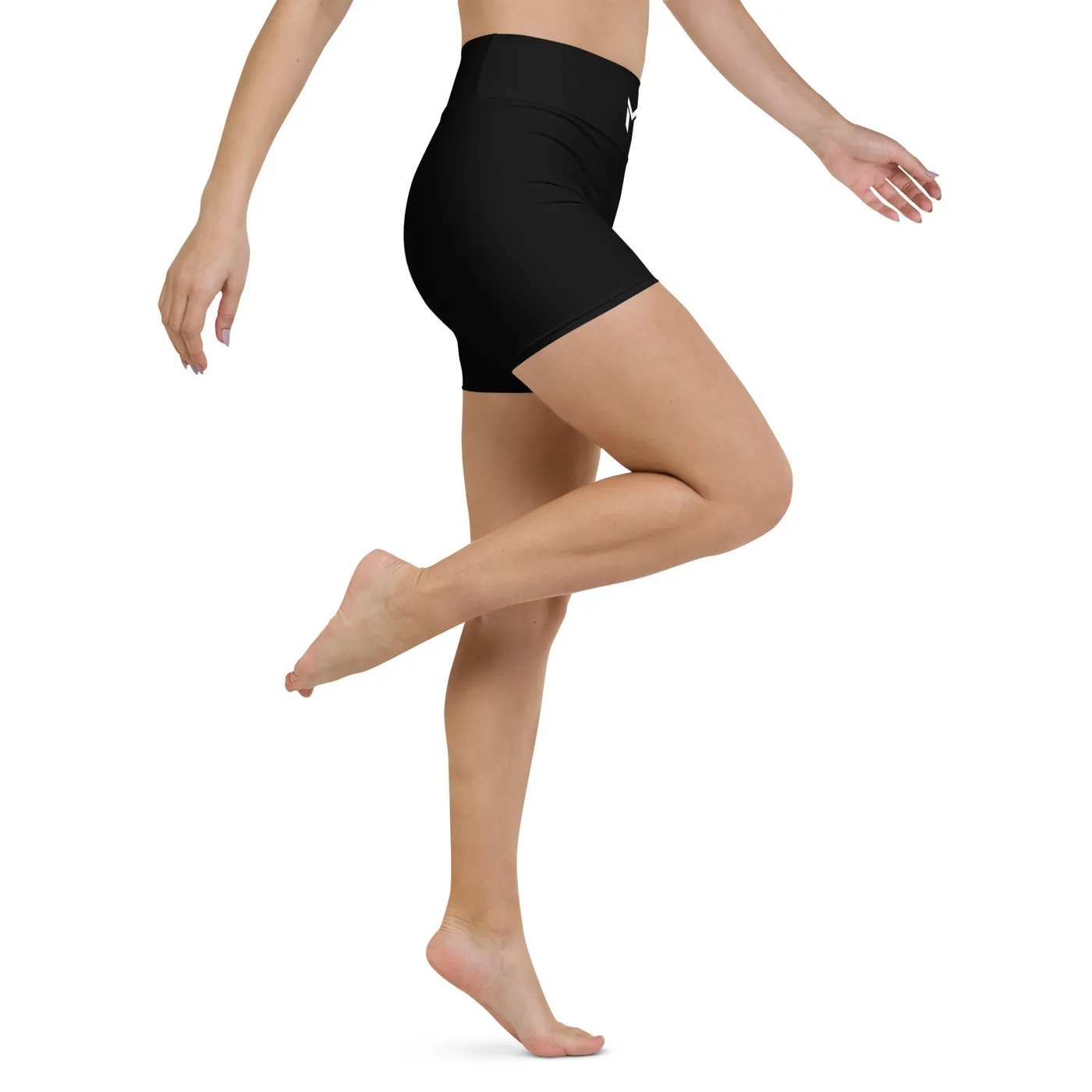 TRAINING SHORTS, EMBLEM, BLACK